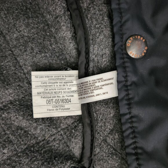 Navy Black/Blue Quilted and lined Coat for Girls - Picture 12 of 13